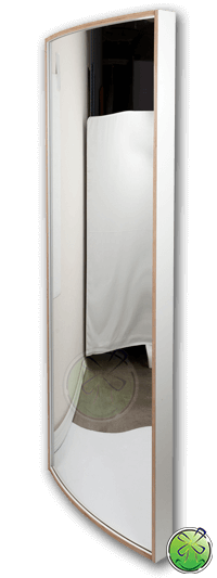 Lachspiegel met de vorm Bol Breedte