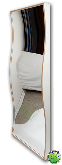 Lachspiegel met de vorm Hol Bol Hol