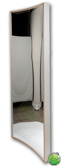 Lachspiegel met de vorm Hol Breedte