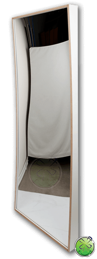 Lachspiegel met de vorm Hol Lengte