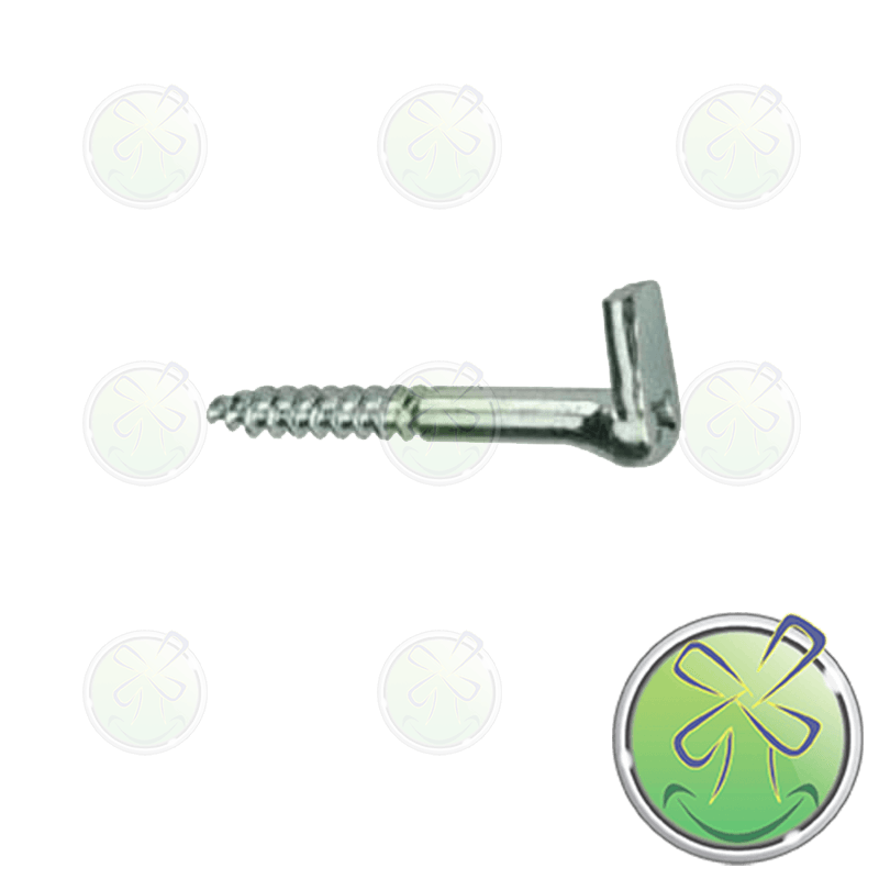 Sleufduimschroeven zodat de lachspiegel strak tegen de muur gemonteerd kan worden.