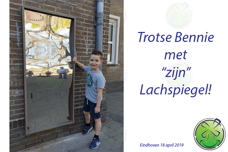 Trotse Bennie heeft het toch maar geflikt!