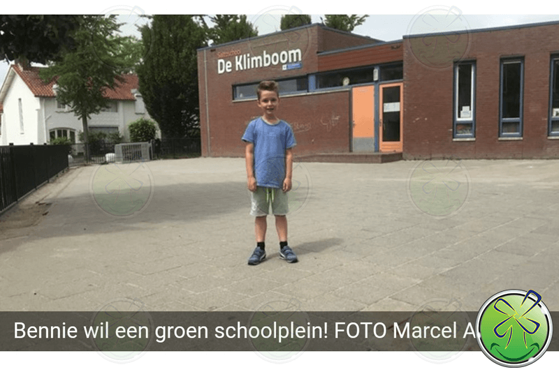 Bennie 7 jaar is saai schoolplein zat!